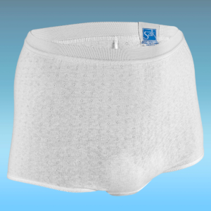 Health Dri Fancies Heavy Nylon Panty Size 10, White 34 - 36 (1 Each)