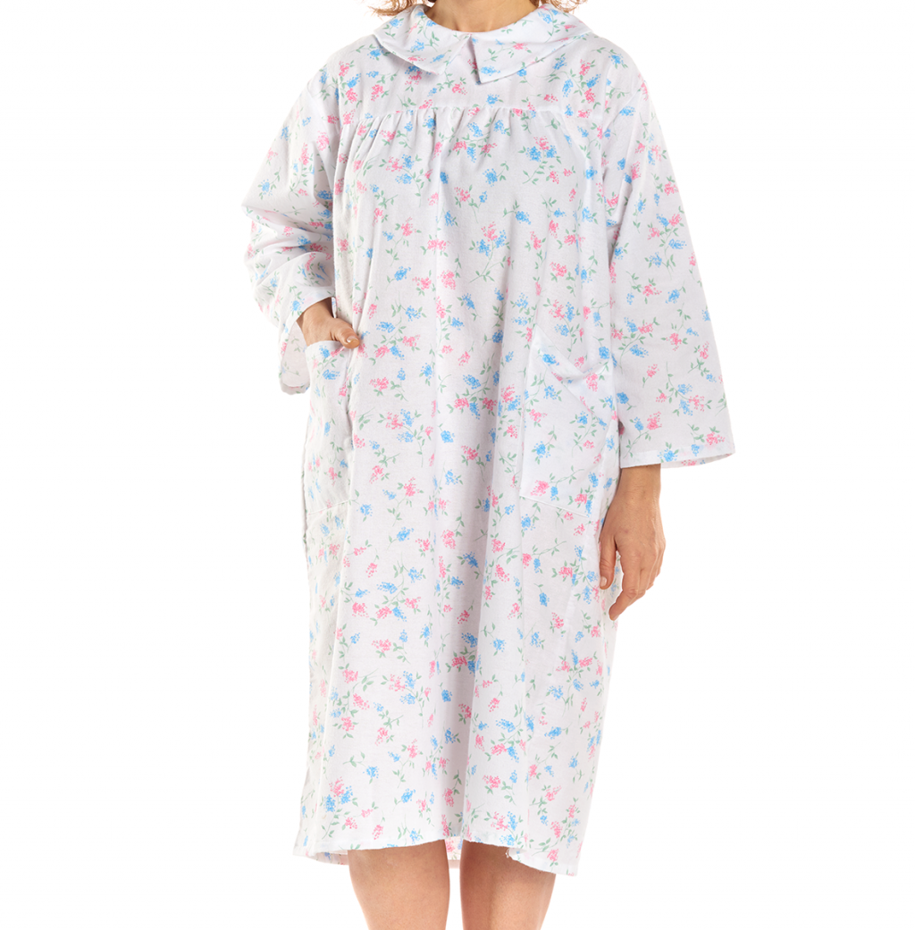 Flannelette™ Long Sleeve Flannel Gown | Salk, Inc.